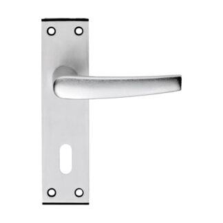 EuroSpec SAA60 Aluminium MIAL Lever on Lock backplate (LEAD TIME: 2-3 DAYS)