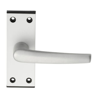 EuroSpec SAA61 Aluminium MIAL Lever on Latch backplate (LEAD TIME: 2-3 DAYS)