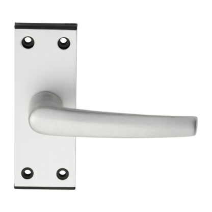 EuroSpec SAA61 Aluminium MIAL Lever on Latch backplate (LEAD TIME: 2-3 DAYS)