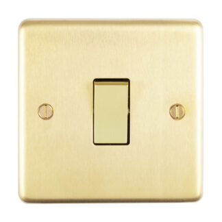 Eurolite SBINT Eurolite Stainless Steel Intermediate Switch - Satin Brass (LEAD TIME: 2-3 DAYS)