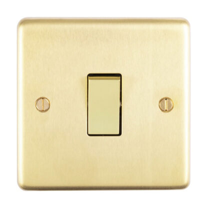 Eurolite SBINT Eurolite Stainless Steel Intermediate Switch - Satin Brass (LEAD TIME: 2-3 DAYS)