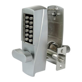 CQR SBL700 Push Button Lock | Easy Code | Knob | Satin Chrome | 1 - 10 Digits (LEAD TIME: 2-3 DAYS)