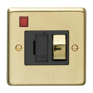 Eurolite SBSWFNB Eurolite Stainless Steel Switched Fuse Spur - Satin Brass (LEAD TIME: 2-3 DAYS)