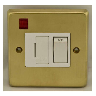 Eurolite SBSWFNW Eurolite Stainless Steel Switched Fuse Spur - Satin Brass (LEAD TIME: 2-3 DAYS)