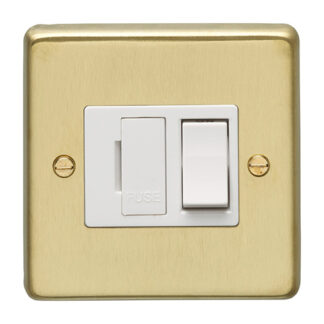 Eurolite SBSWFW Eurolite Stainless Steel Switched Fuse Spur - Satin Brass (LEAD TIME: 2-3 DAYS)