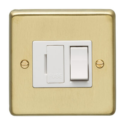 Eurolite SBSWFW Eurolite Stainless Steel Switched Fuse Spur - Satin Brass (LEAD TIME: 2-3 DAYS)