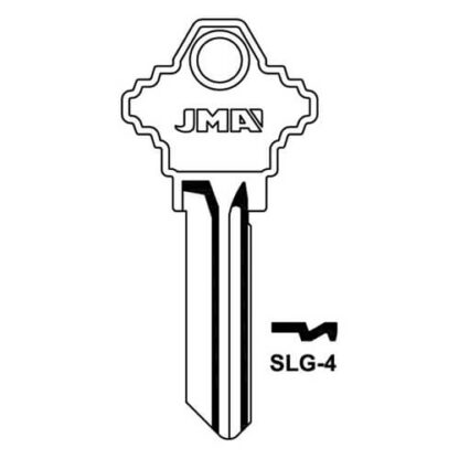 JMA SLG-4 Schlage C 6 Pin Cylinder Key Blank - Image 2