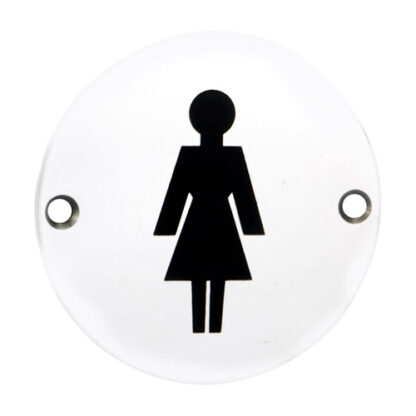 EuroSpec SEX1012BSS Signage Female Symbol  (LEAD TIME: 2-3 DAYS) - Image 2