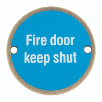 EuroSpec SEX1016AB Signage Fire Door - Keep Shut (LEAD TIME: 2-3 DAYS)