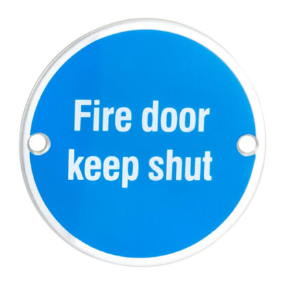 EuroSpec SEX1016BSS Signage Fire Door - Keep Shut (LEAD TIME: 2-3 DAYS)