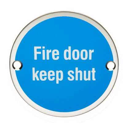 EuroSpec SEX1016BSS Signage Fire Door - Keep Shut (LEAD TIME: 2-3 DAYS) - Image 2
