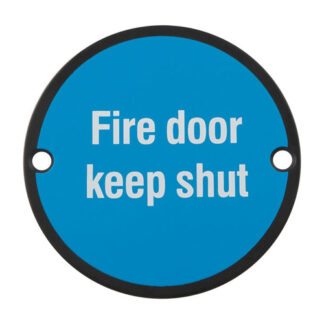 EuroSpec SEX1016MB Signage Fire Door - Keep Shut (LEAD TIME: 2-3 DAYS)
