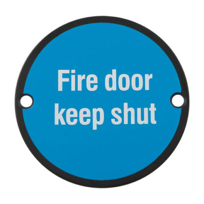 EuroSpec SEX1016MB Signage Fire Door - Keep Shut (LEAD TIME: 2-3 DAYS)