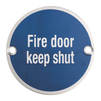EuroSpec SEX1016SSS Signage Fire Door - Keep Shut (LEAD TIME: 2-3 DAYS)