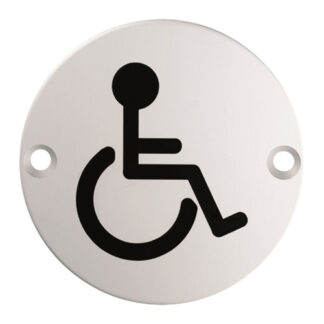 EuroSpec SEX1017BSS Signage Disabled Symbol  (LEAD TIME: 2-3 DAYS)