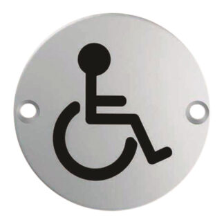 EuroSpec SEX1017SSS Signage Disabled Symbol  (LEAD TIME: 2-3 DAYS)