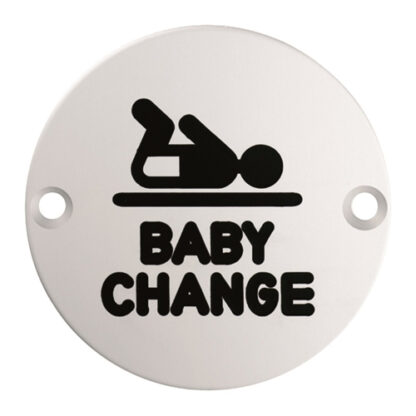 EuroSpec SEX1019SSS Signage Baby Change Symbol  (LEAD TIME: 2-3 DAYS)