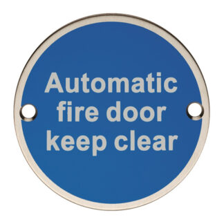 EuroSpec SEX1022SSS Automatic Fire Door - Keep Clear  (LEAD TIME: 2-3 DAYS)