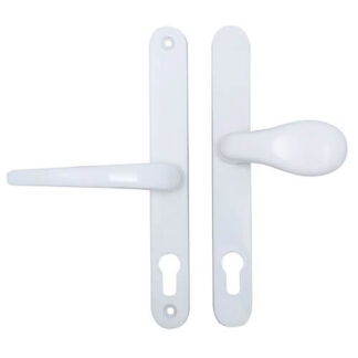 Cego Lever Moveable Pad UPVC Multipoint Door Handles - 70mm/92mm PZ Sprung 215mm Screw Centres