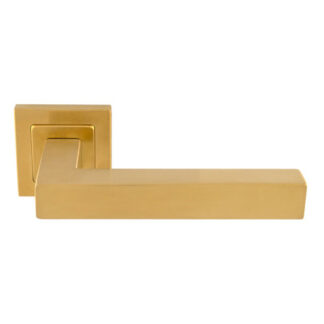 EuroSpec SSL1401SPVD Alvar Designer Lever on Sprung Square Rose (LEAD TIME: 2-3 DAYS)