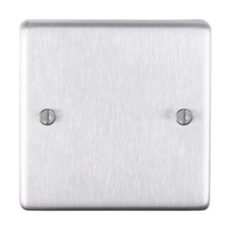 Eurolite SSS1B Eurolite Stainless Steel Single Blank Plate - Satin Stainless Steel (LEAD TIME: 2-3 DAYS)