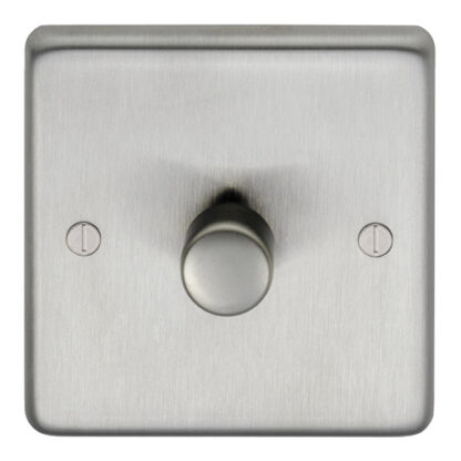 Eurolite SSS1D400 Eurolite Stainless Steel 1 Gang Dimmer - Satin Stainless Steel (LEAD TIME: 2-3 DAYS)