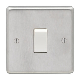 Eurolite SSS20ASWW Eurolite Stainless Steel 20Amp Switch - Satin Stainless Steel (LEAD TIME: 2-3 DAYS)