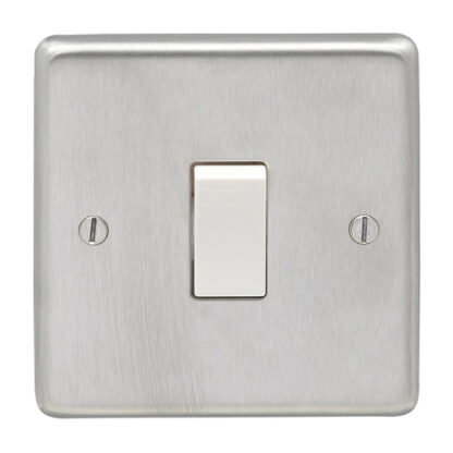 Eurolite SSS20ASWW Eurolite Stainless Steel 20Amp Switch - Satin Stainless Steel (LEAD TIME: 2-3 DAYS)