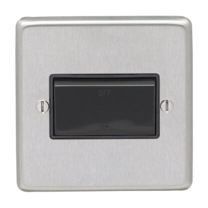 Eurolite SSSFSWB Eurolite Stainless Steel Fan Switch - Satin Stainless Steel (LEAD TIME: 2-3 DAYS)