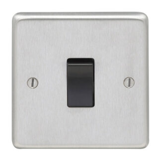 Eurolite SSSINTB Eurolite Stainless Steel Intermediate Switch - Satin Stainless Steel (LEAD TIME: 2-3 DAYS)