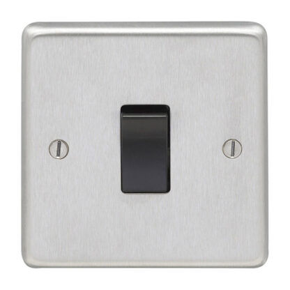 Eurolite SSSINTB Eurolite Stainless Steel Intermediate Switch - Satin Stainless Steel (LEAD TIME: 2-3 DAYS)