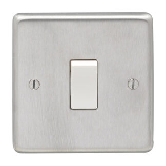 Eurolite SSSINTW Eurolite Stainless Steel Intermediate Switch - Satin Stainless Steel (LEAD TIME: 2-3 DAYS)