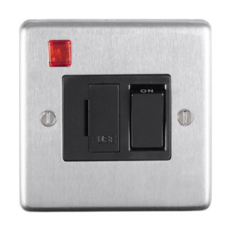 Eurolite SSSSWFNB Eurolite Stainless Steel Switched Fuse Spur - Satin Stainless Steel (LEAD TIME: 2-3 DAYS)