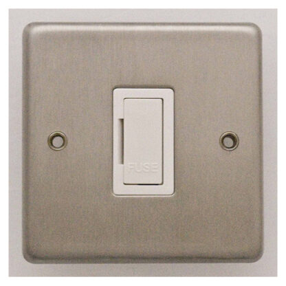 Eurolite SSSUSWFW Eurolite Stainless Steel Unswitched Fuse Spur - Satin Stainless Steel (LEAD TIME: 2-3 DAYS)