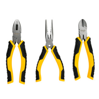 Stanley 3 Pce Control Grip Plier Set