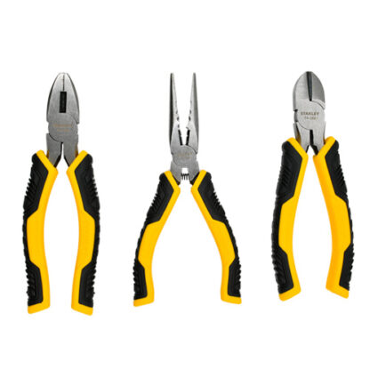 Stanley 3 Pce Control Grip Plier Set