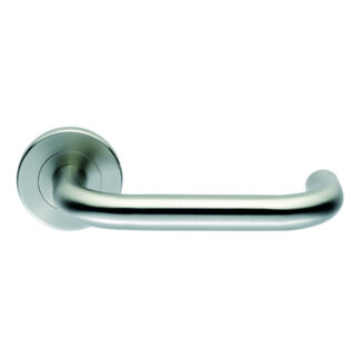 EuroSpec SW123SSS Steelworx 316 Safety Lever on Round rose (LEAD TIME: 2-3 DAYS)