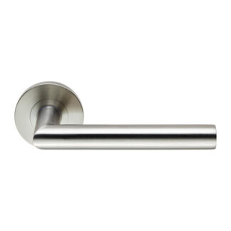EuroSpec SW4125SSS 19mm Dia. Grade 4 Mitred Safety  Lever on Round Rose (LEAD TIME: 2-3 DAYS)