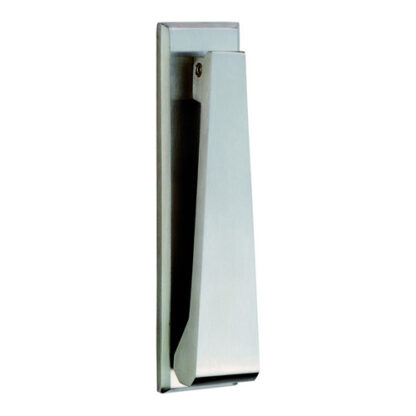 EuroSpec SWE1020SSS EUROSPEC door knocker - 167 x 40mm - bolt through fixing - satin stainless Steel  (LEAD TIME: 2-3 DAYS)