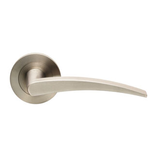 EuroSpec SWL1116SSS Volantes Designer Lever on Threaded Rose (LEAD TIME: 2-3 DAYS)