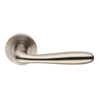 EuroSpec SWL1127SSS Steelworx SWL Peninsula Lever on Rose (LEAD TIME: 2-3 DAYS)