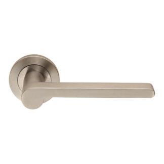 EuroSpec SWL1161SSS Steelworx SWL Lubecca Lever on Rose  (LEAD TIME: 2-3 DAYS)