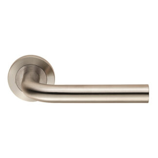 EuroSpec SWL1191SSS Steelworx SWL Spira Lever on Rose (LEAD TIME: 2-3 DAYS)