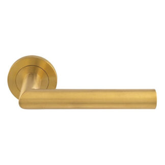 EuroSpec SWL1192SPVD Steelworx SWL Treviri Lever on Rose (LEAD TIME: 2-3 DAYS)