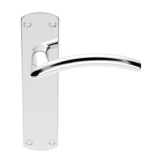 Serozzetta SZC032CP Serozzetta Tres Lever on Latch Backplate (LEAD TIME: 2-3 DAYS)