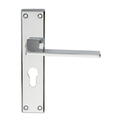 Serozzetta SZM034YCP Serozzetta Zone Lever on Euro Lock Backplate (LEAD TIME: 2-3 DAYS)