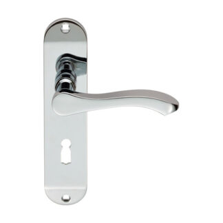 Serozzetta SZM131CP Serozzetta Lever on Lock Backplate (LEAD TIME: 2-3 DAYS)