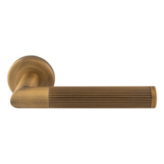 Serozzetta SZM170AB Serozzetta Trend Lines Lever On rose Antique Brass (LEAD TIME: 2-3 DAYS)