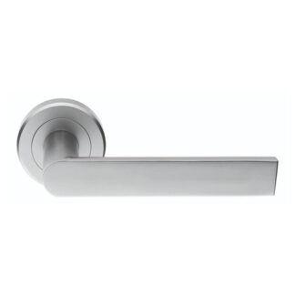 Serozzetta SZM210SC Serozzetta Edge Lever on Round Rose (LEAD TIME: 2-3 DAYS)