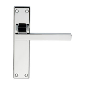 Serozzetta SZM242CP Serozzetta Stratus Lever on Latch Backplate (LEAD TIME: 2-3 DAYS)